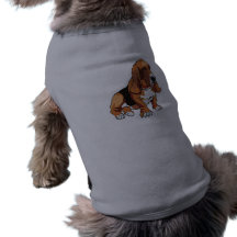 Mirada del metal; Basset Hound Camisa De Perrito