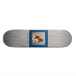 Mirada del metal; Basset Hound Monopatín Personalizado