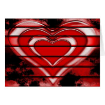 Mirada gótica del Grunge de los corazones de la ta