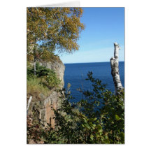 Mirar a escondidas el lago Superior Tarjeta