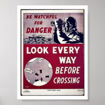 Mire cada manera antes de cruzar posters