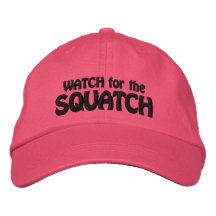 Mire para el Squatch - el gorra bordado Squatcher Gorras Bordadas