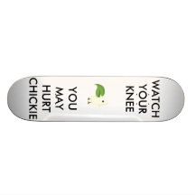 MIRE SU RODILLA, USTED PUEDE DAÑAR CHICKIE MONOPATIN PERSONALIZADO