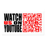 ¡Mírenos en YouTube! Tarjeta de visita