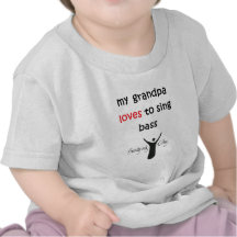 mis amores del abuelo para cantar el bajo camisetas
