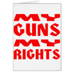 Mis armas las mis derechas felicitación