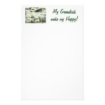 ¡Mis Grandkids me hacen feliz! margaritas de los e Papeleria Personalizada