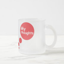 Mis pensamientos tazas de café
