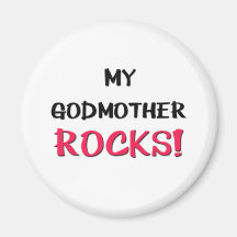 Mis rocas de la madrina imán de frigorífico