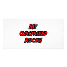 Mis rocas de la novia tarjetas con fotos personalizadas