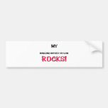 Mis rocas de la suegra que regañan pegatina de parachoque