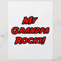 Mis rocas del abuelo flyer personalizado