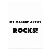 ¡MIS ROCAS del artista de maquillaje! Postal