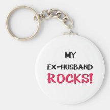 Mis rocas del exmarido llavero personalizado