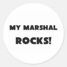 ¡MIS ROCAS del mariscal! Pegatinas Redondas