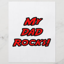 Mis rocas del papá tarjetas informativas