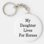 Mis vidas de la hija para los caballos llavero