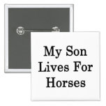Mis vidas del hijo para los caballos pins