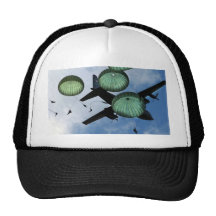 Misión total del salto, paracaídas, ejército ameri gorras de camionero