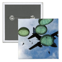 Misión total del salto, paracaídas, ejército ameri pins