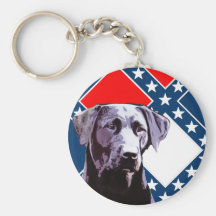 Mississippi Labrador negro Llavero Personalizado