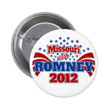 Missouri con Romney 2012 Pins