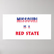 Missouri es un estado rojo impresiones