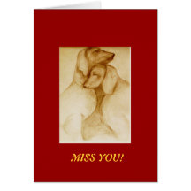 ¡missyou! tarjeton