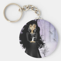 Místico del arbolado llaveros personalizados