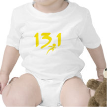 Mitad-maratón 13,1 del amarillo camiseta
