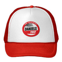 MITCH DANIELS PARA PRESIDENTE BUTTON GORRAS DE CAMIONERO