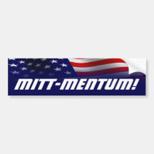Mitón-Mentum Romney Ryan 2012 Pegatina De Parachoque