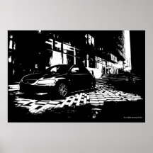 Mitsubishi EVO 9 Poster