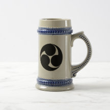 Mitsudomoe de Hidari, Japón Taza De Café