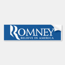 Mitt Romney 2012 Etiqueta De Parachoque