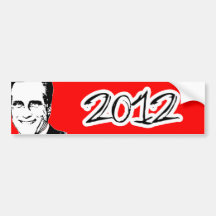 Mitt Romney 2012 Pegatina De Parachoque