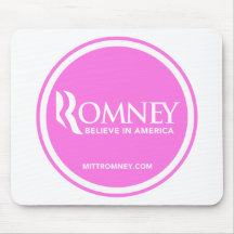 Mitt Romney cree en América (el rosa) Alfombrillas De Ratón