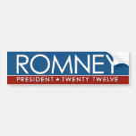 Mitt Romney - diseño elegante moderno Pegatina De Parachoque