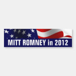 Mitt Romney en 2012 Etiqueta De Parachoque