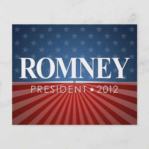 Mitt Romney para el presidente 2012 Tarjetas Publicitarias
