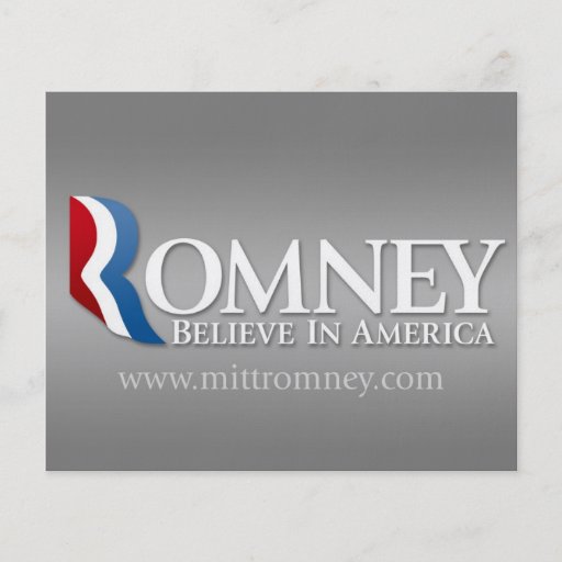 Mitt Romney para el presidente 2012 Tarjeta Publicitaria