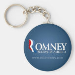 Mitt Romney para el presidente 2012 Llaveros Personalizados