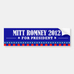 Mitt Romney para el presidente 2012 Etiqueta De Parachoque