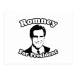 MITT ROMNEY PARA EL PRESIDENTE 2 TARJETA POSTAL