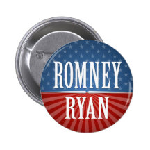 Mitt Romney Paul Ryan 2012 Pin