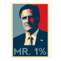 Mitt Romney - Sr. el 1% Postales