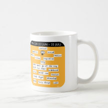 MJ1452, "Mahoney Joe", cáncer, zodiaco, starsign Taza