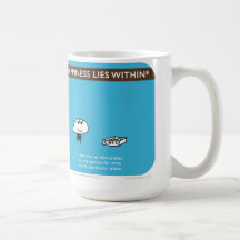 MJ1570 "felicidad miente dentro" del "mahoney Joe  Tazas De Café