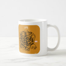 MJ1591, mahoney Joe, vida, "usted está aquí " Tazas De Café