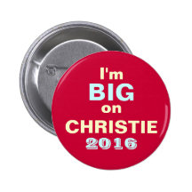 MOD grande en el botón de Christie 2016 (rojo) Pin